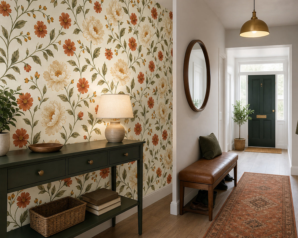 Cream Design Wallpaper Mural product view