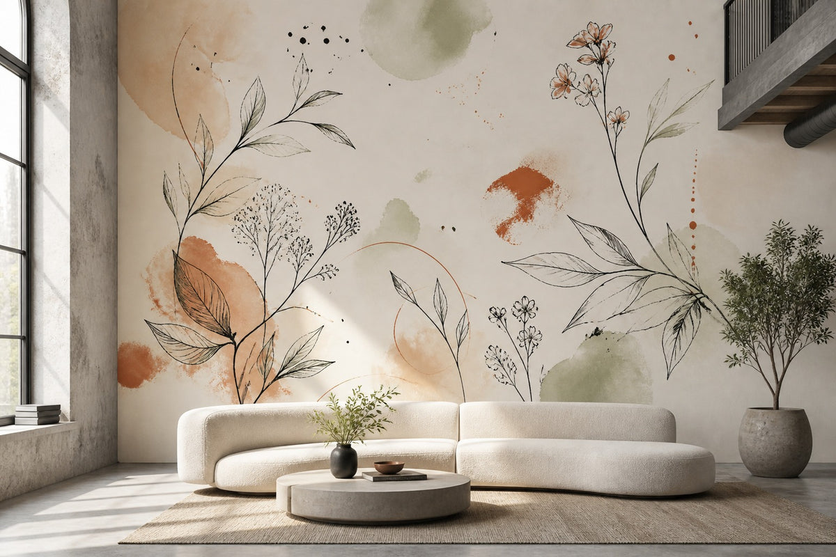 Ivory Design Wallpaper Mural product view