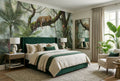 Rich Green Botanical Tropical Rainforest Wallpaper Mural