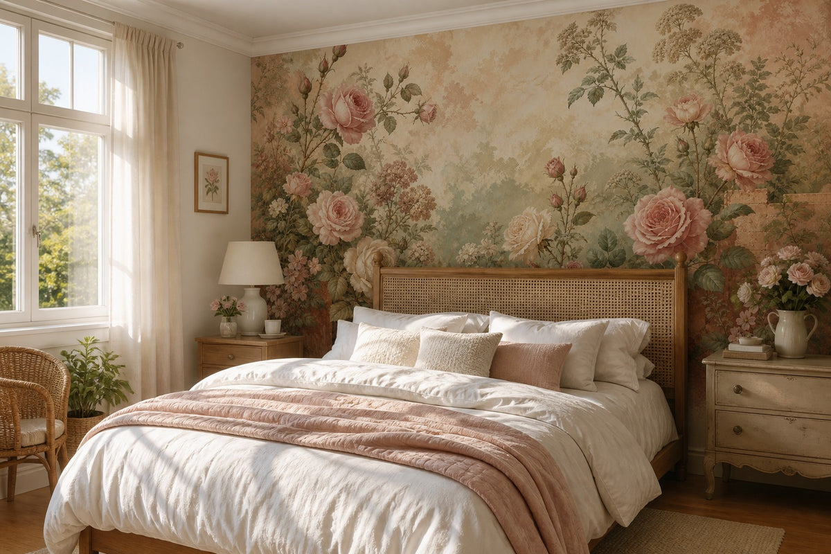 Rose Antique Wallpaper Mural product view