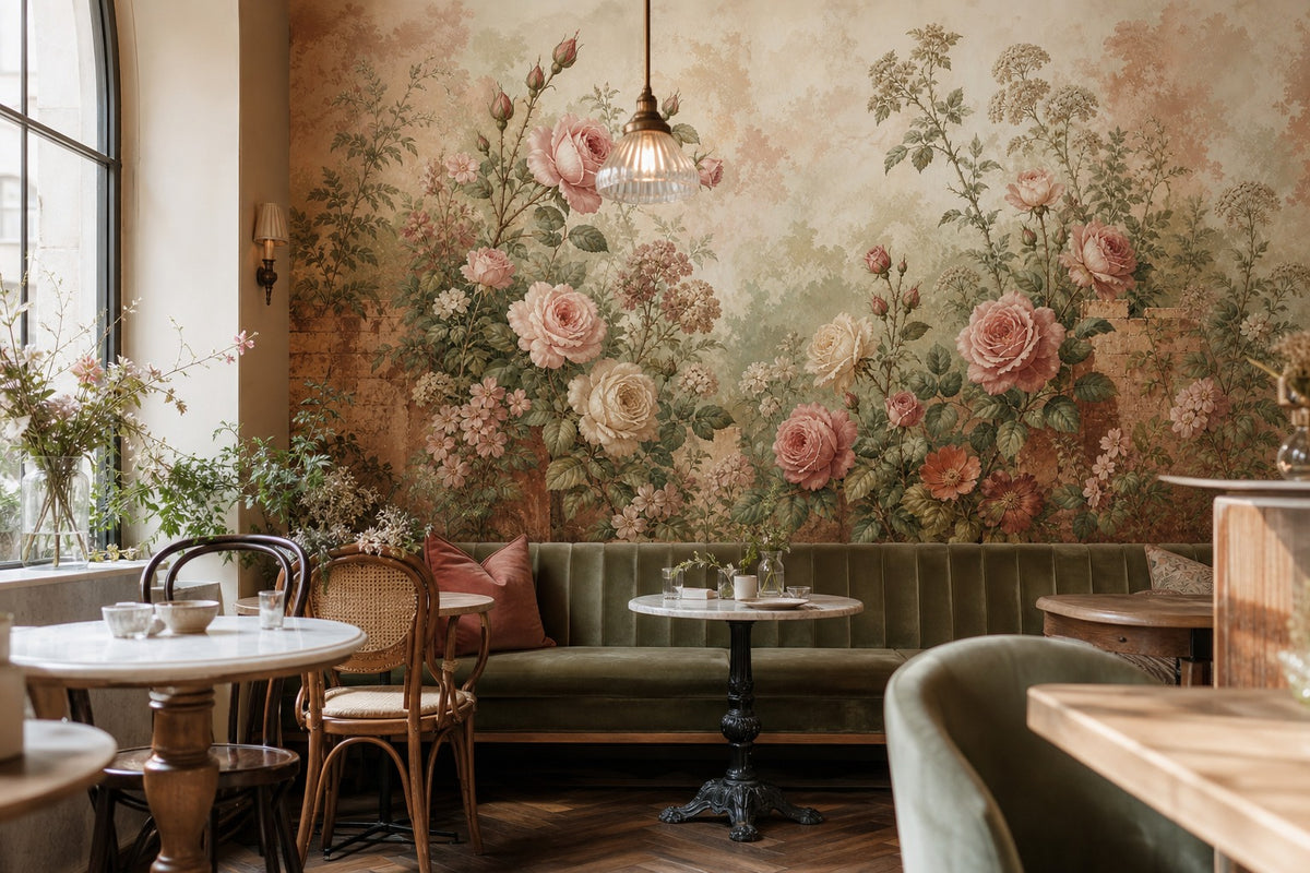 Rose Antique Wallpaper Mural product view