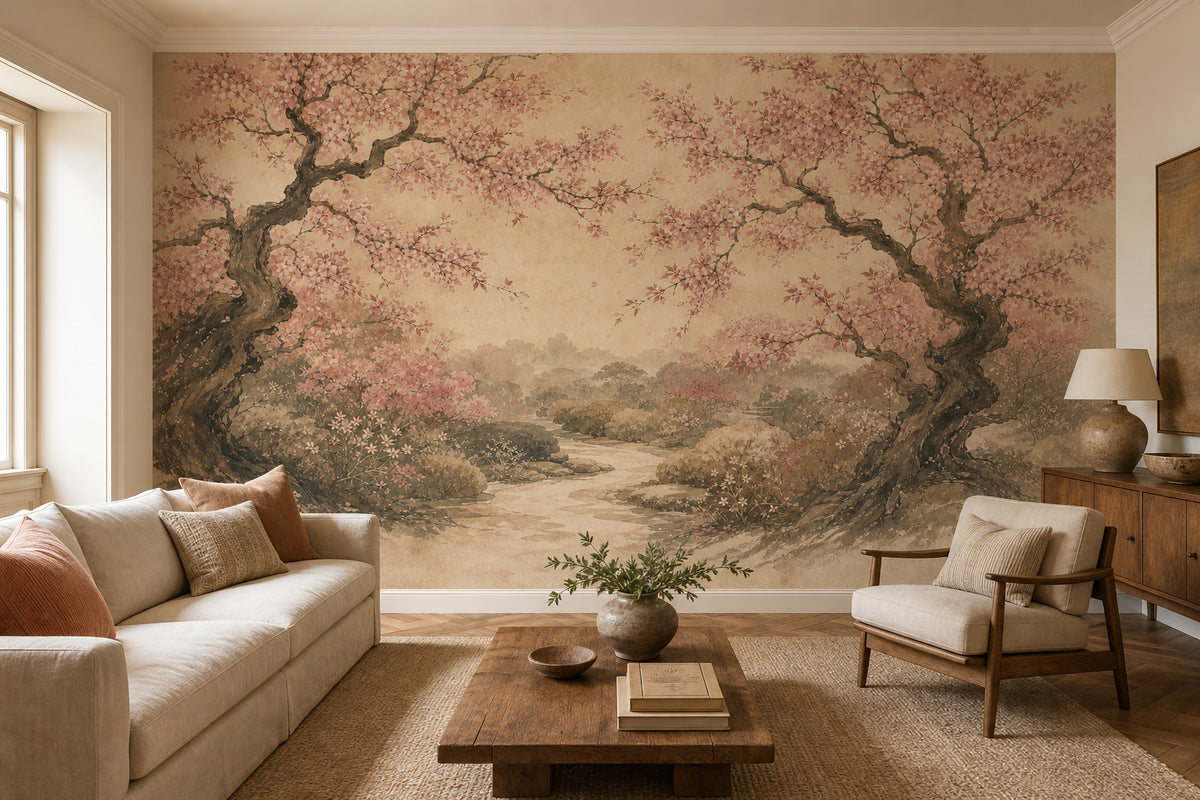 Rose Cherry Wallpaper Mural product view