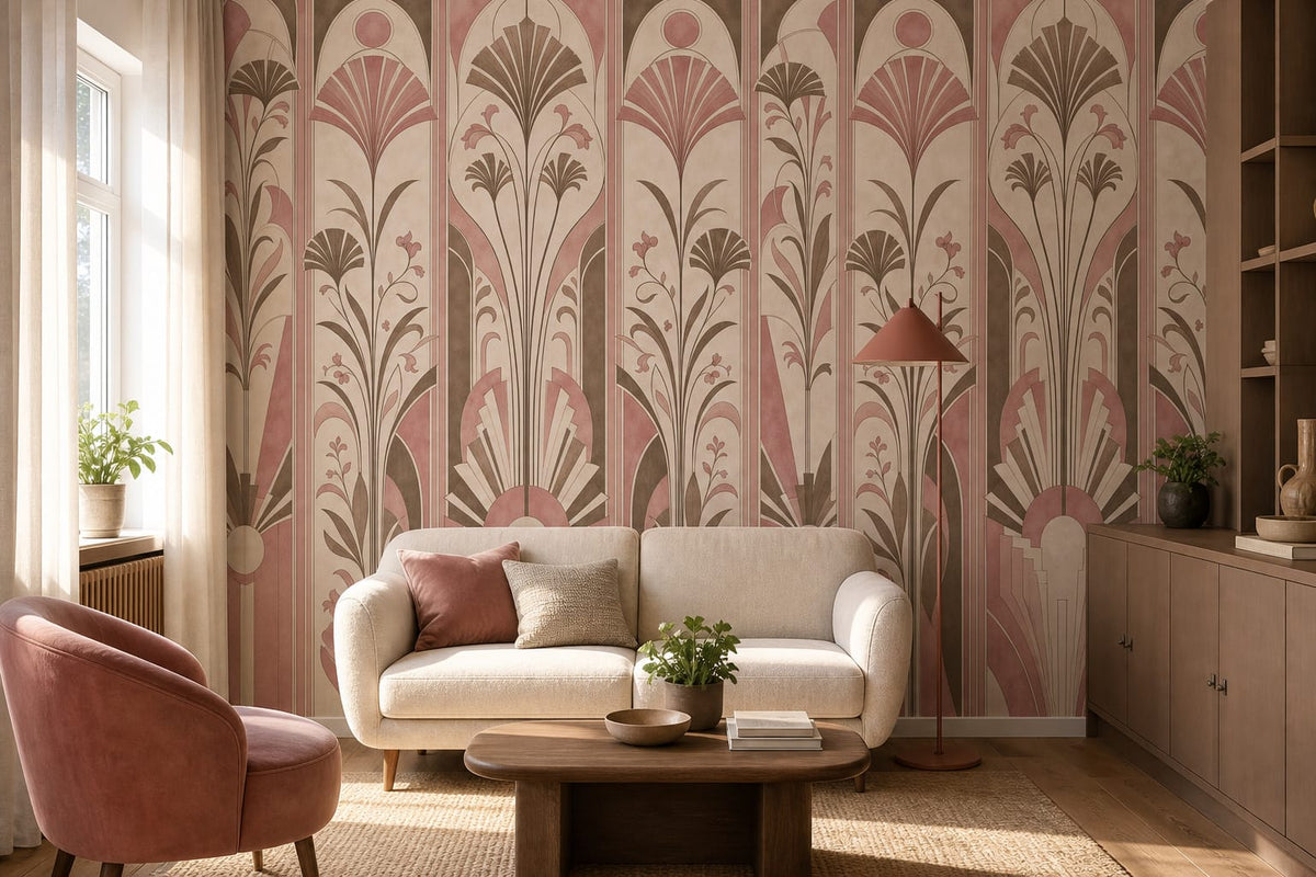 Rose Concrete Wallpaper Mural product view