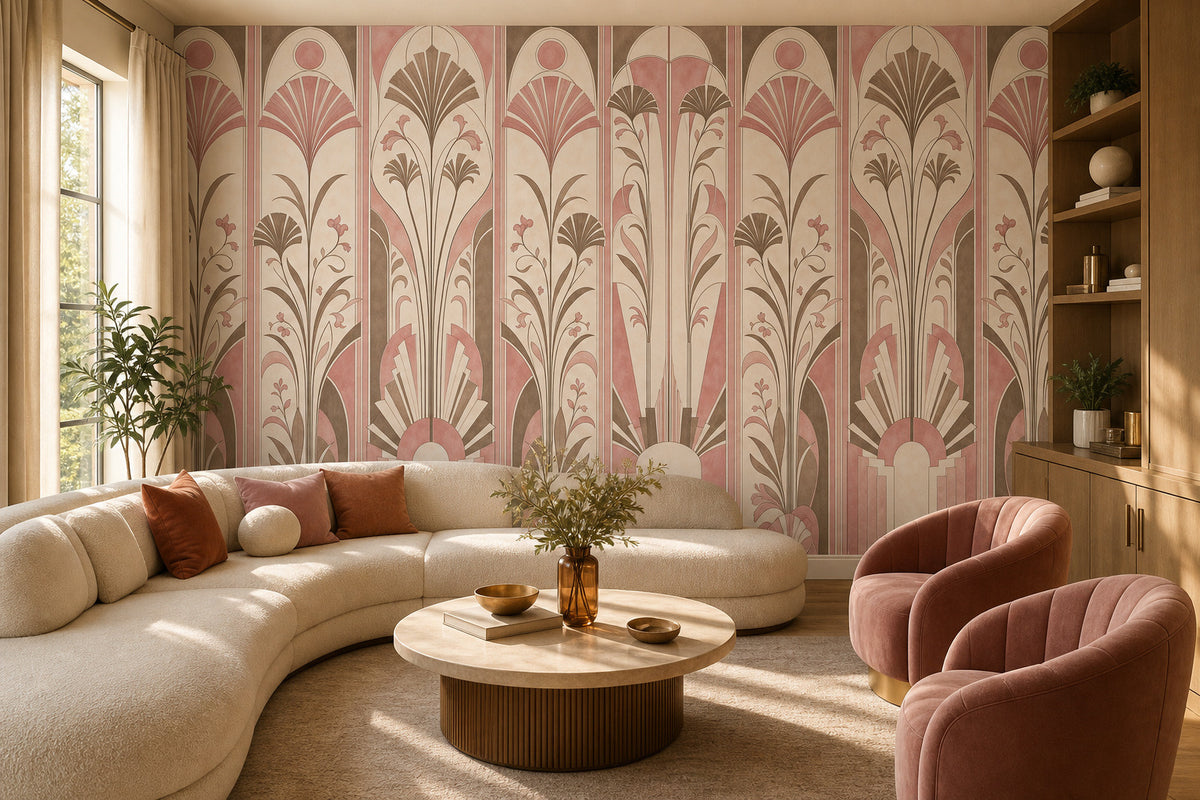 Rose Concrete Wallpaper Mural product view