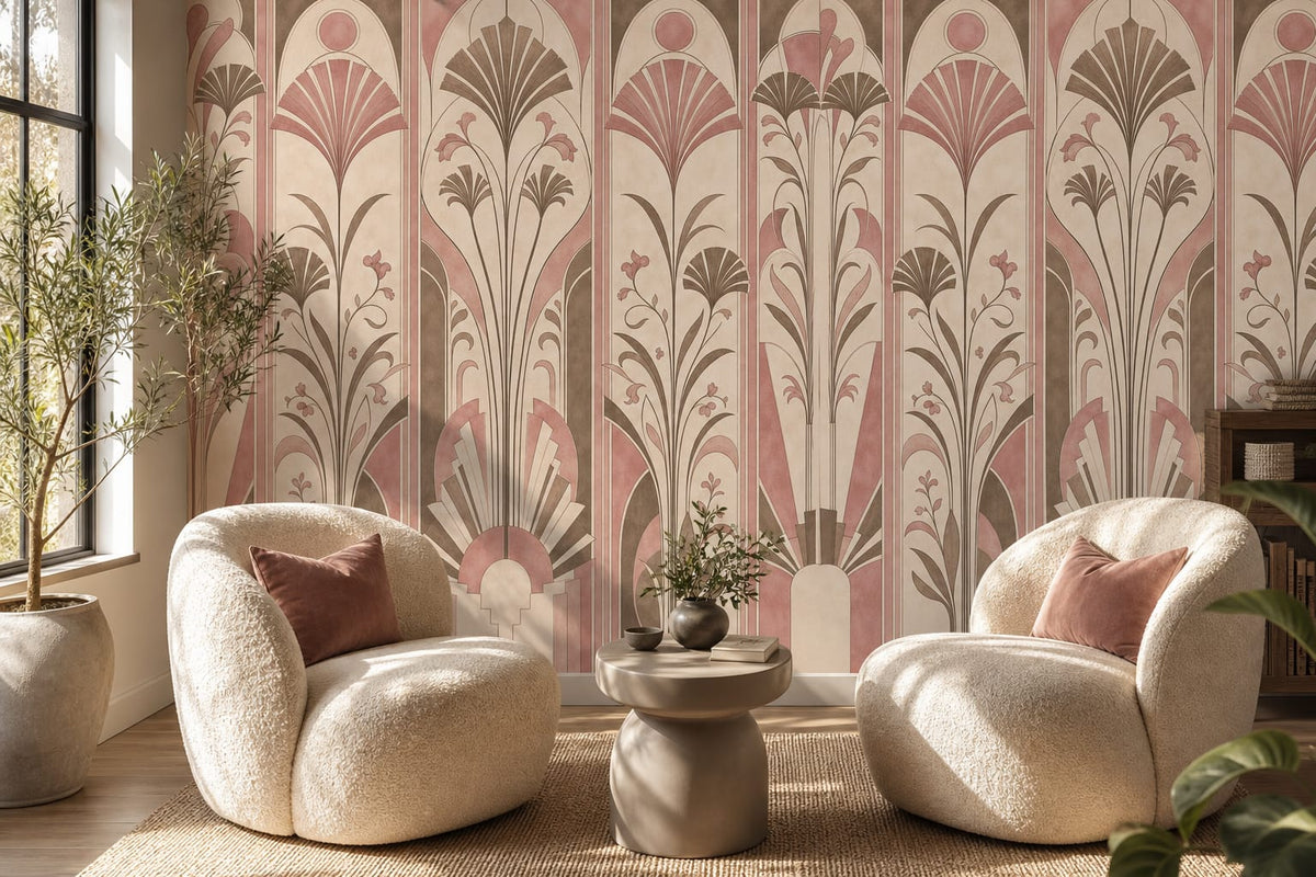 Rose Concrete Wallpaper Mural product view
