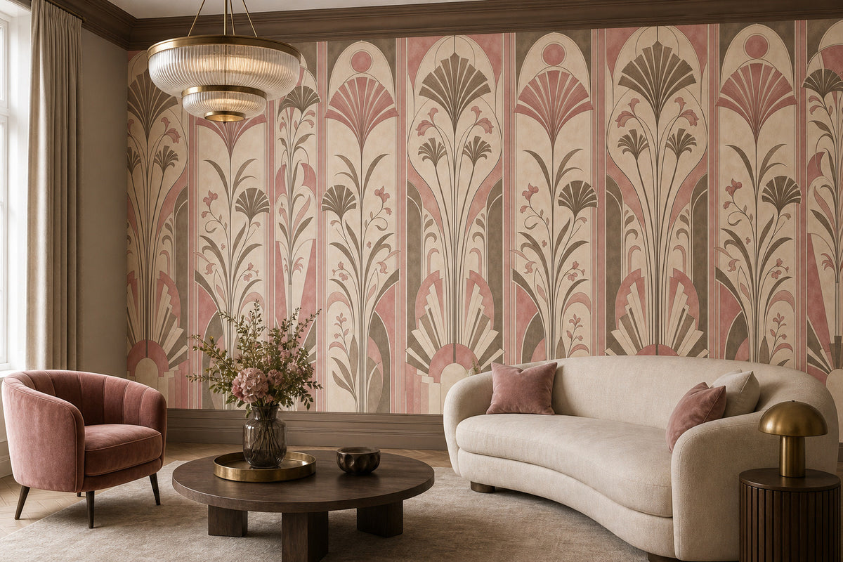 Rose Concrete Wallpaper Mural product view