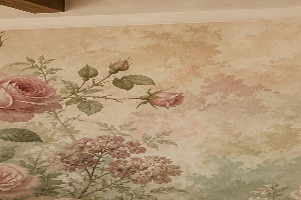 Rose Antique Wallpaper Mural product view