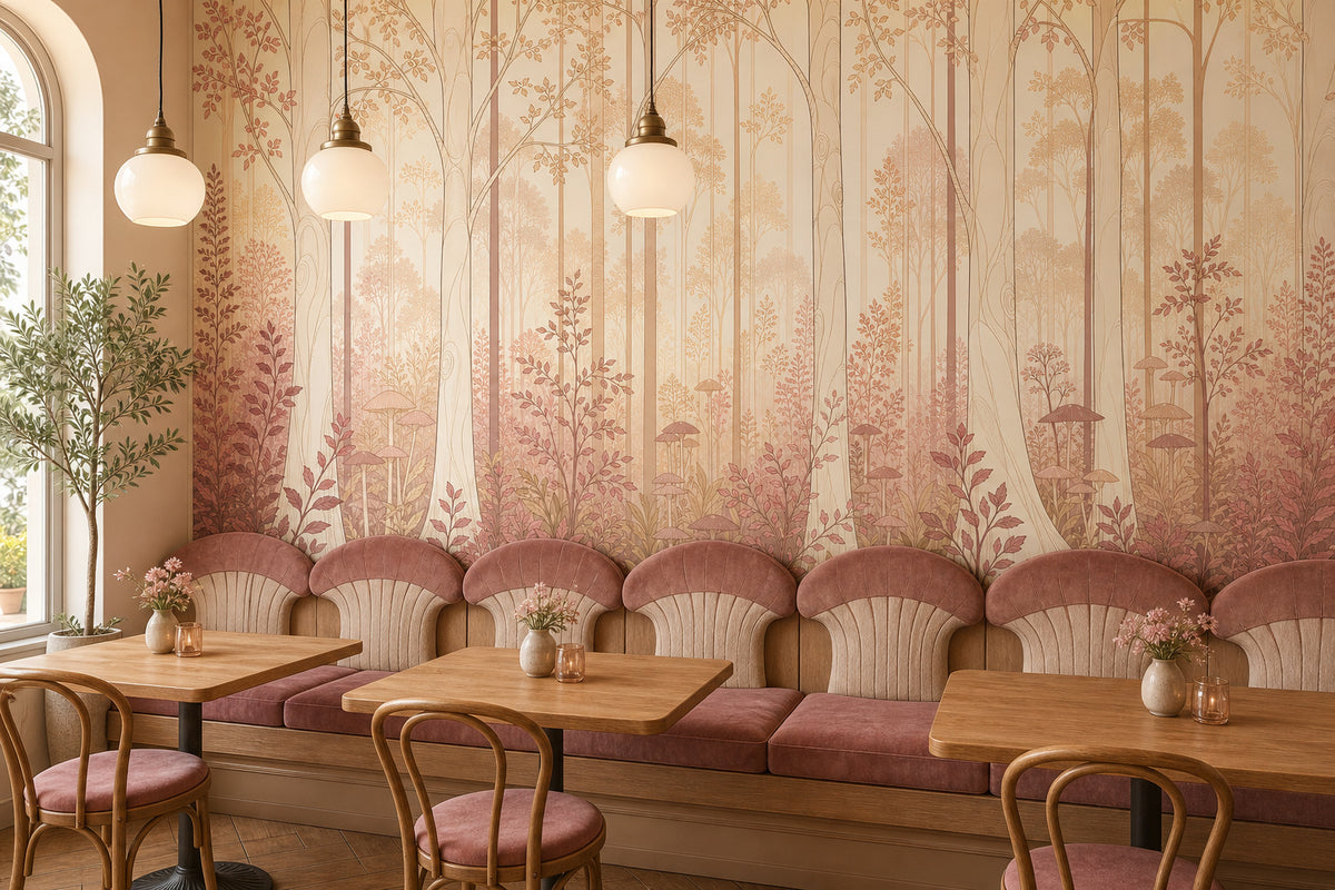 Rose Forest Art Wallpaper Mural product view