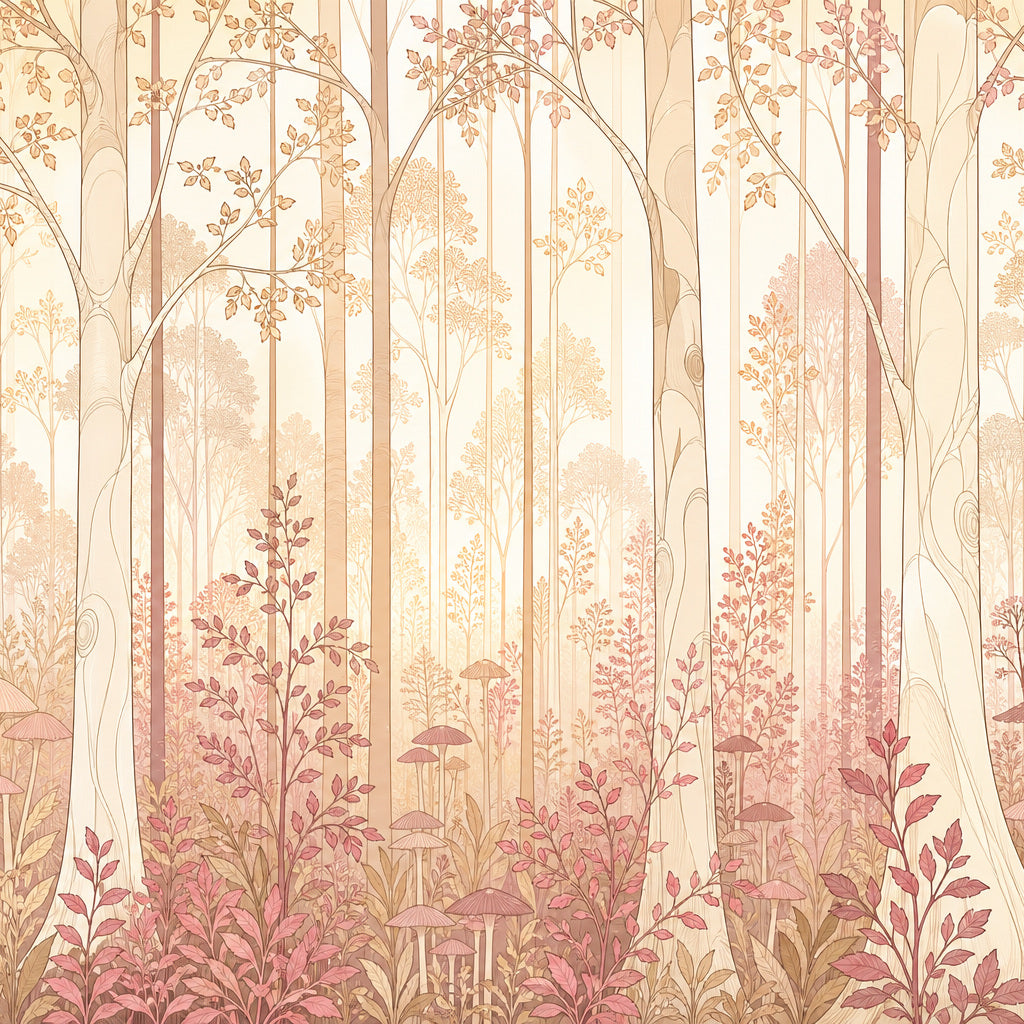 Rose Forest Art Wallpaper Mural product view