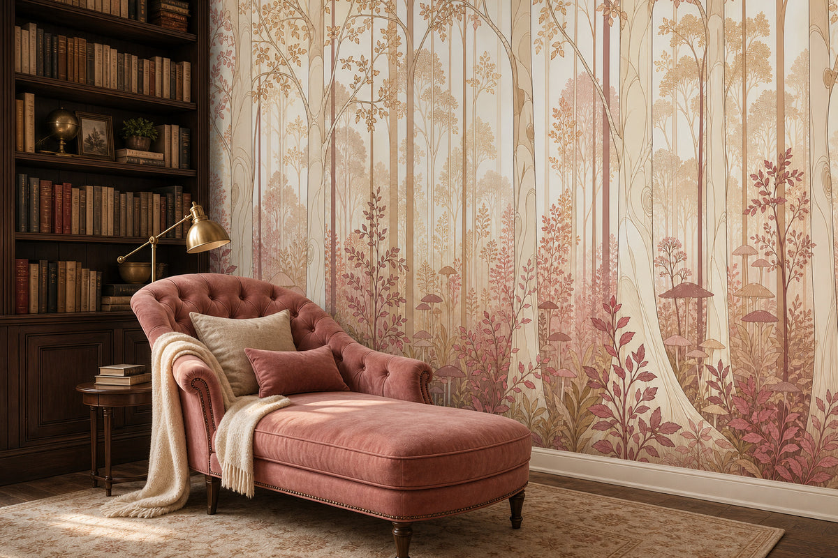 Rose Forest Art Wallpaper Mural product view
