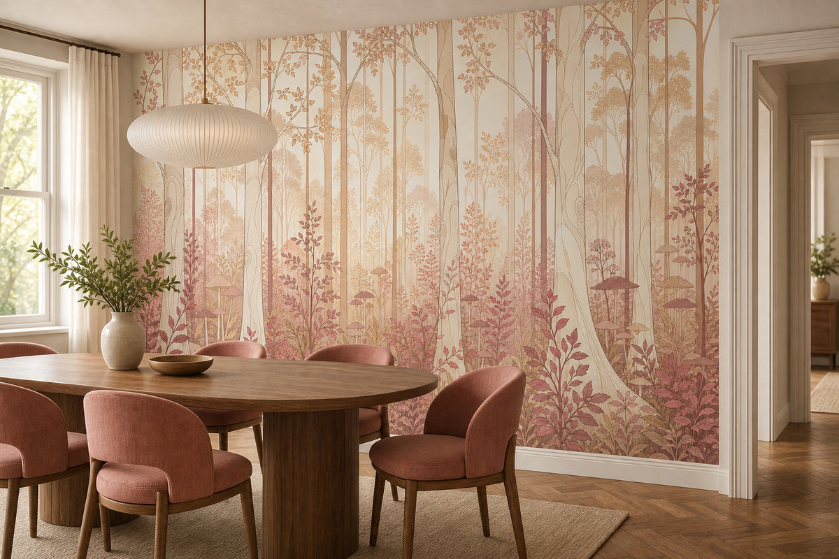 Rose Forest Art Wallpaper Mural product view
