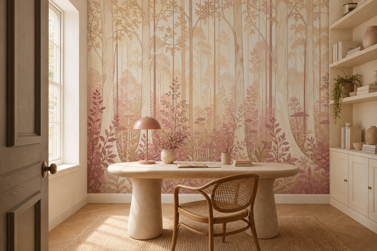 Rose Forest Art Wallpaper Mural product view