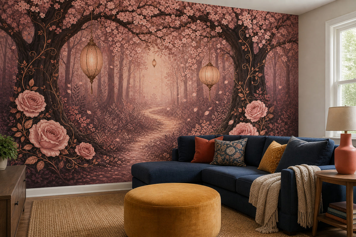 Rose Gold Wallpaper Mural product view