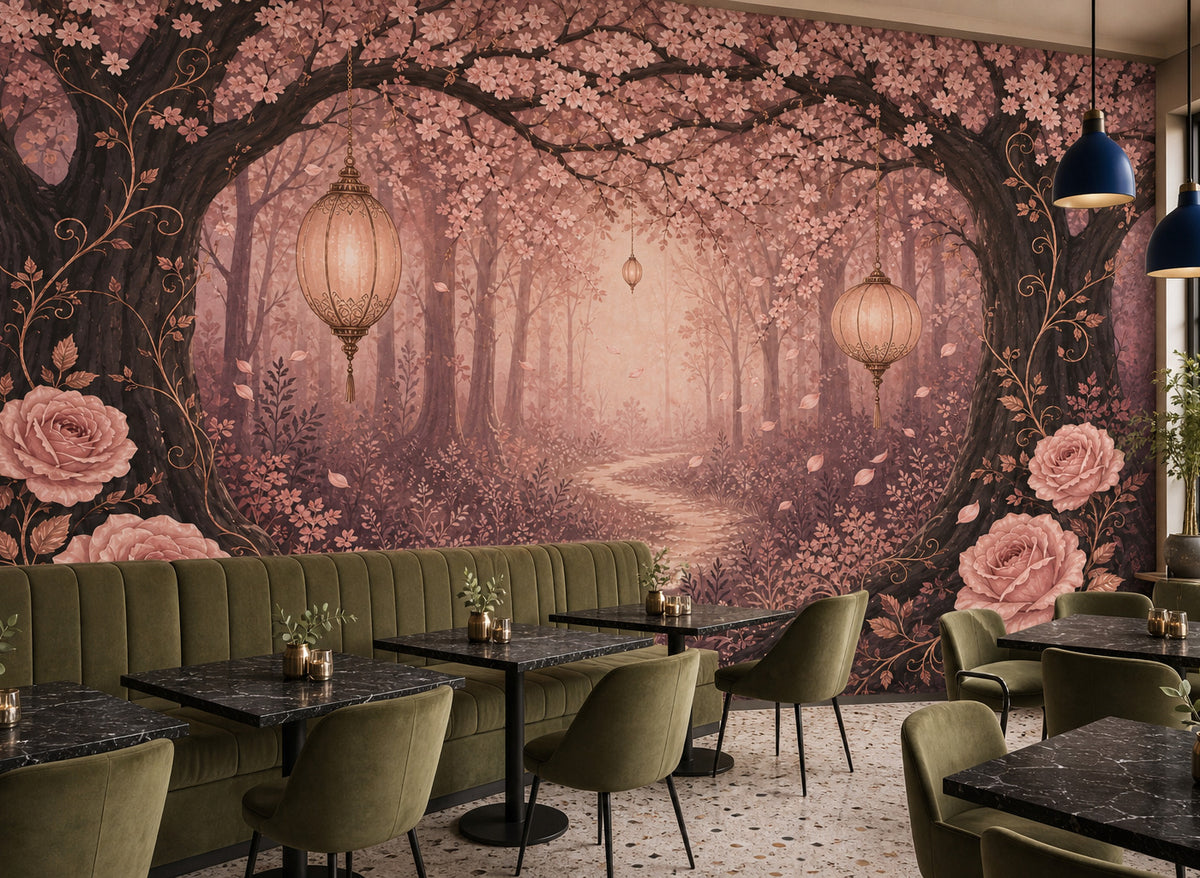 Rose Gold Wallpaper Mural product view