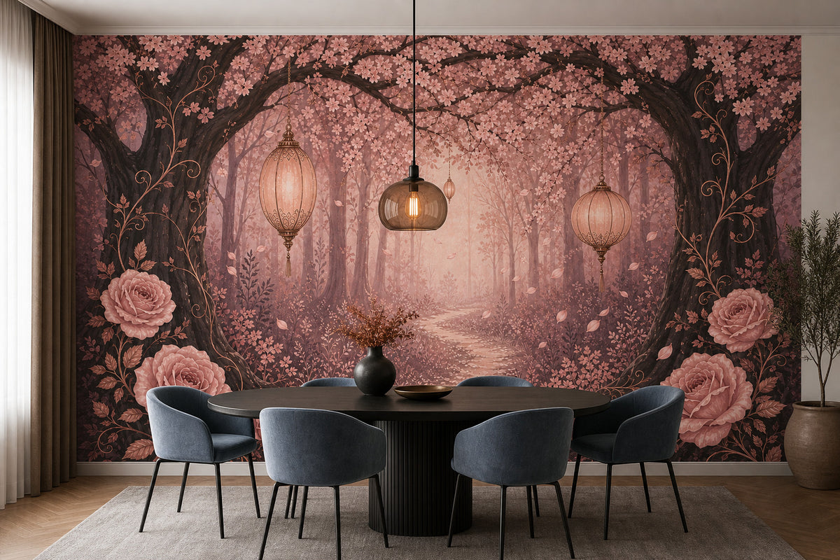 Rose Gold Wallpaper Mural product view