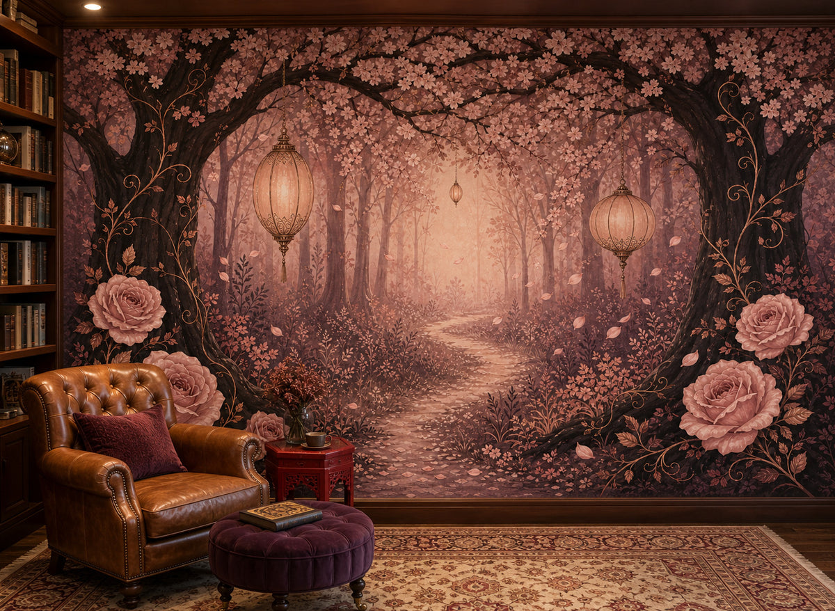 Rose Gold Wallpaper Mural product view