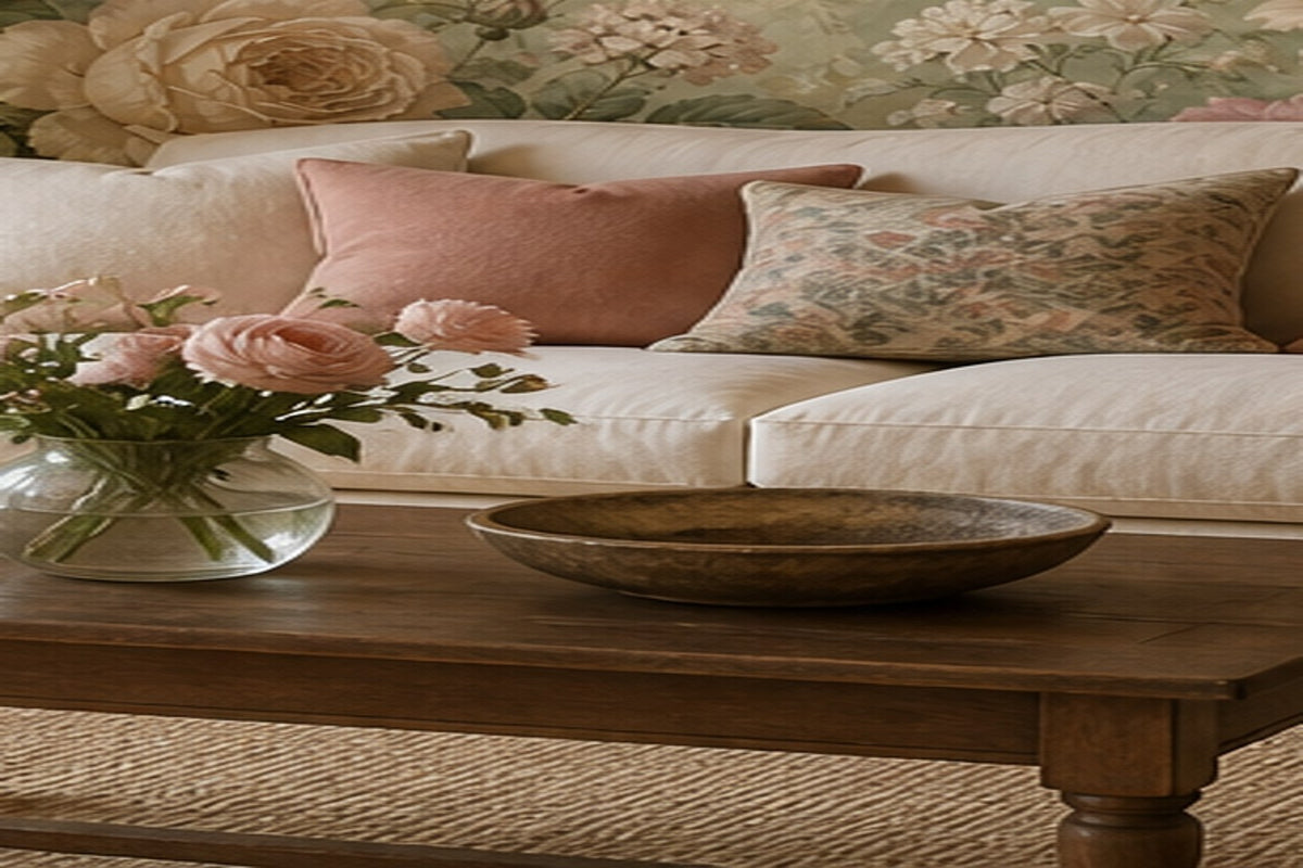 Rose Antique Wallpaper Mural product view