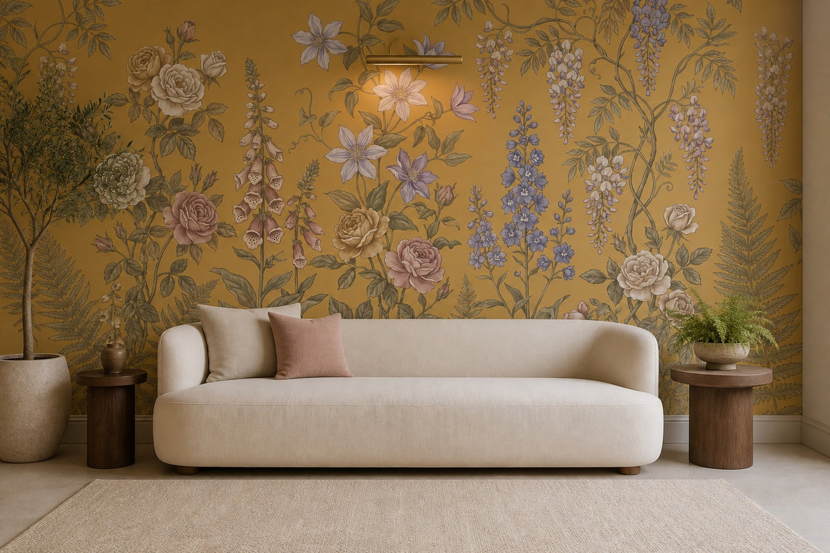 rose vintage jungle wallpaper feature custom self adhesive non woven vinyl removable