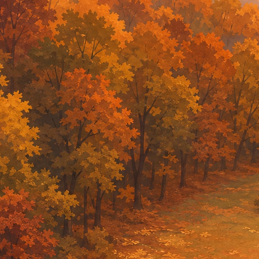 Russet Maple Wallpaper Mural product view