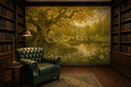 Sage Antique Wallpaper Mural