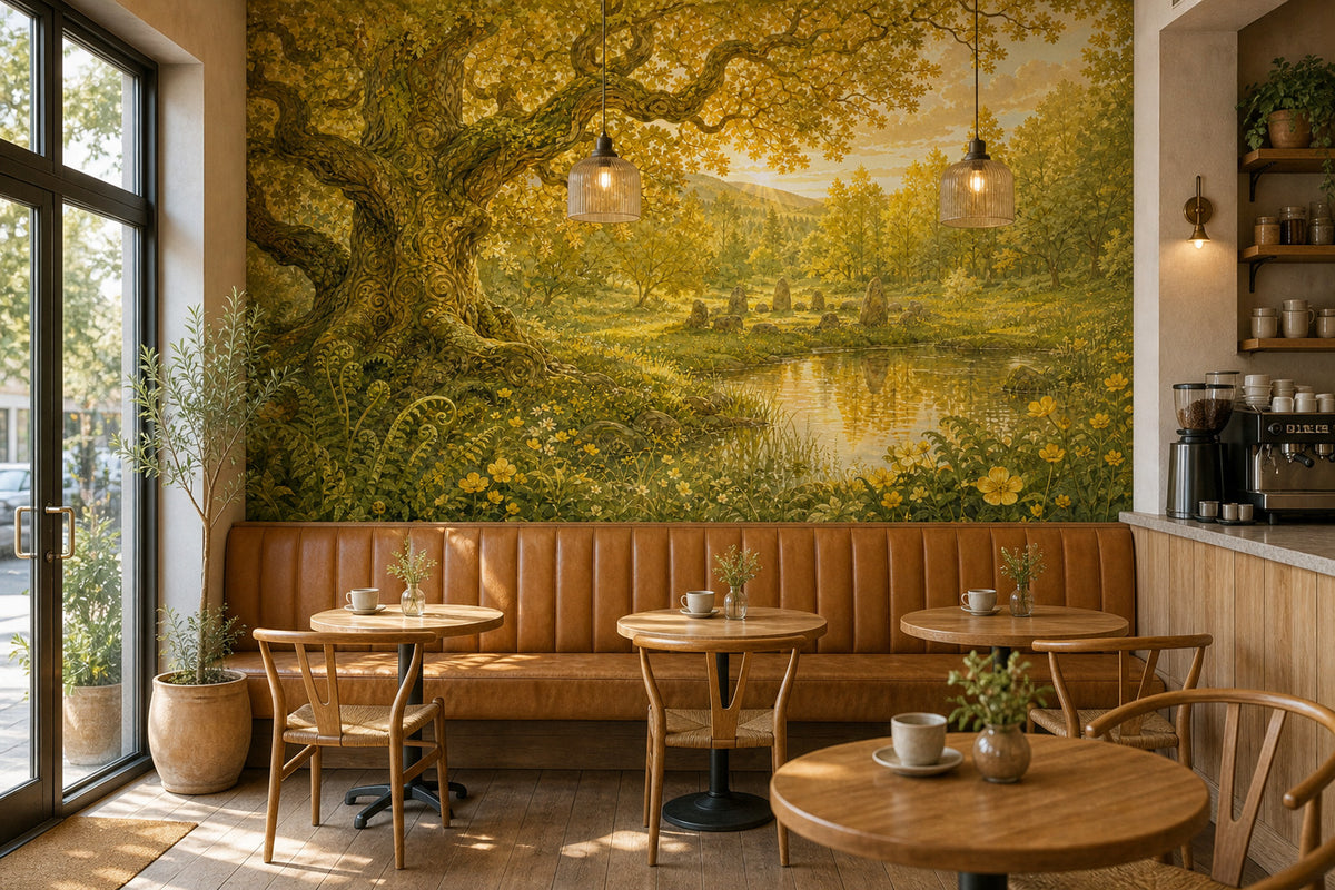 Sage Antique Wallpaper Mural product view