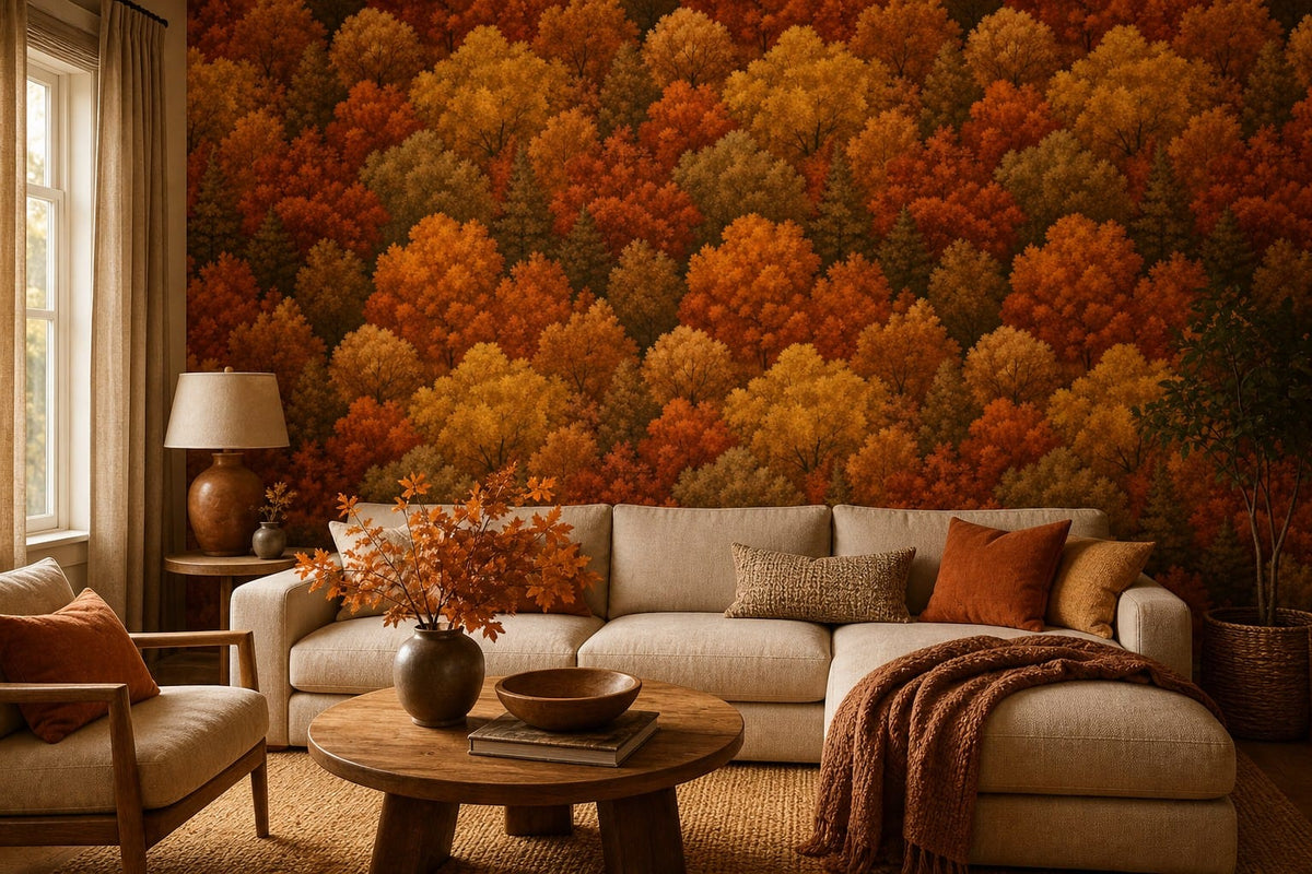 Sage Autumn Wallpaper Mural product view