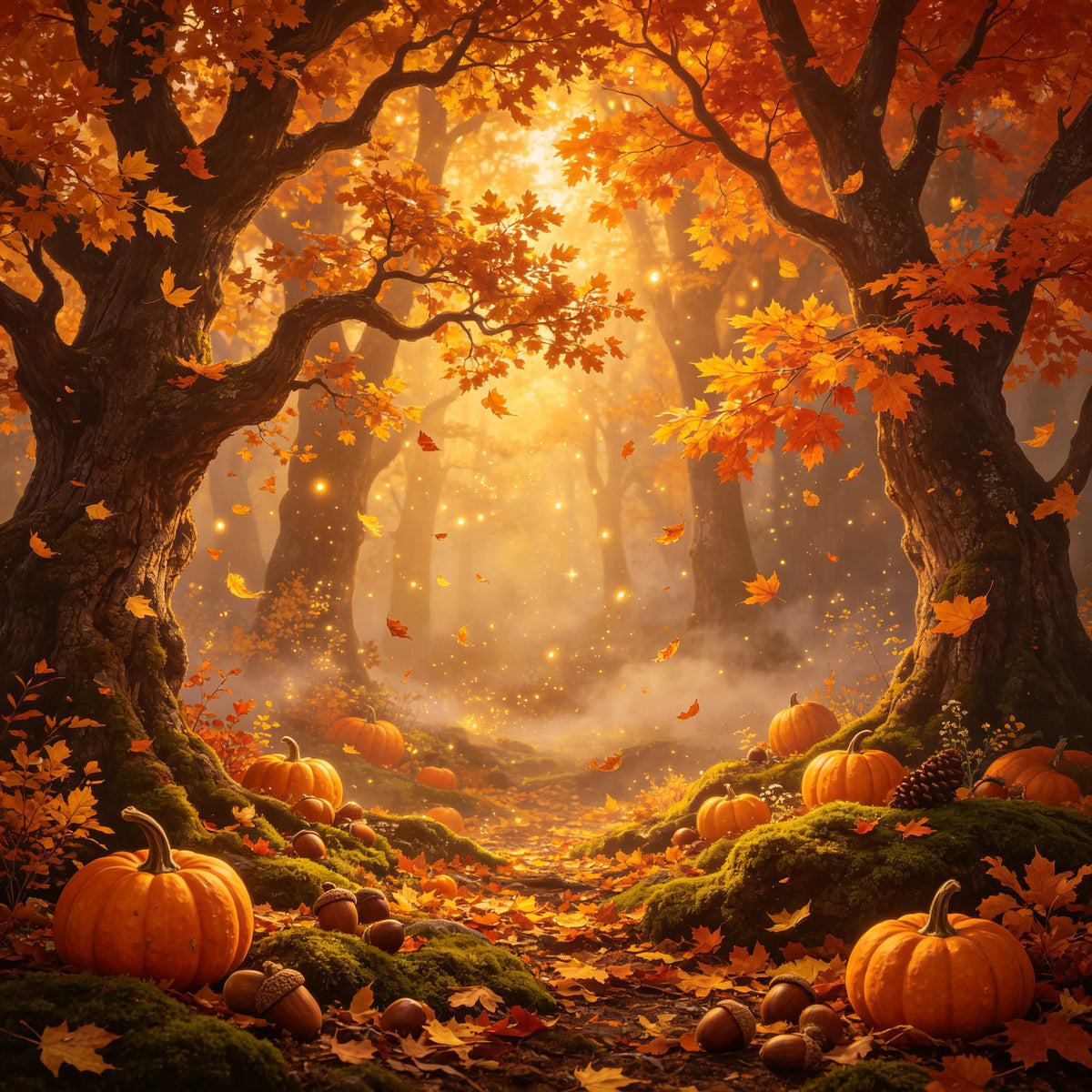 Sage Autumn Wallpaper Mural product view