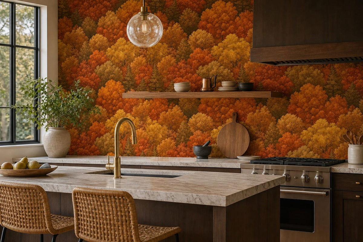 Sage Autumn Wallpaper Mural product view