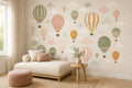 Sage Balloon Wallpaper Mural