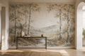 Sage Birch Wallpaper Mural