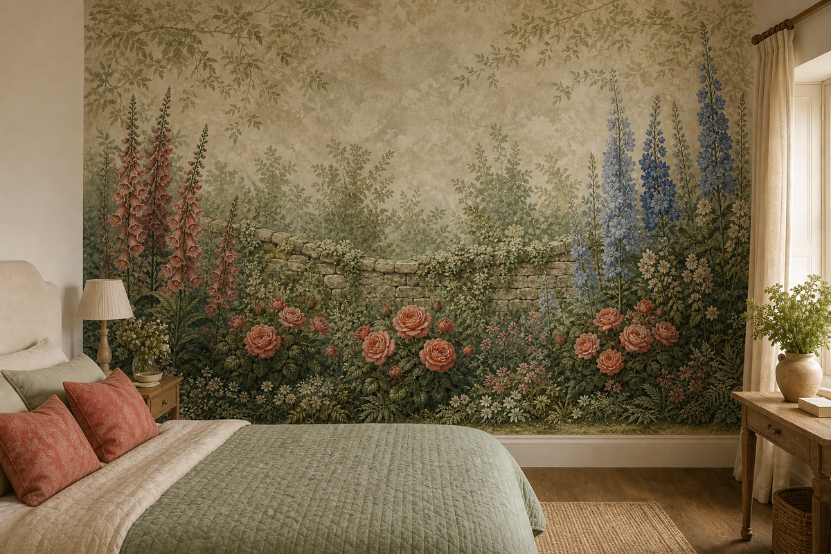 Sage Country Wallpaper Mural product view