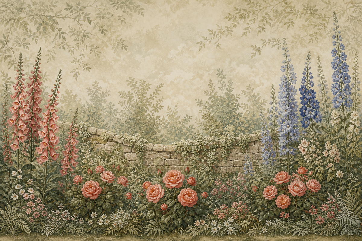 Sage Country Wallpaper Mural product view