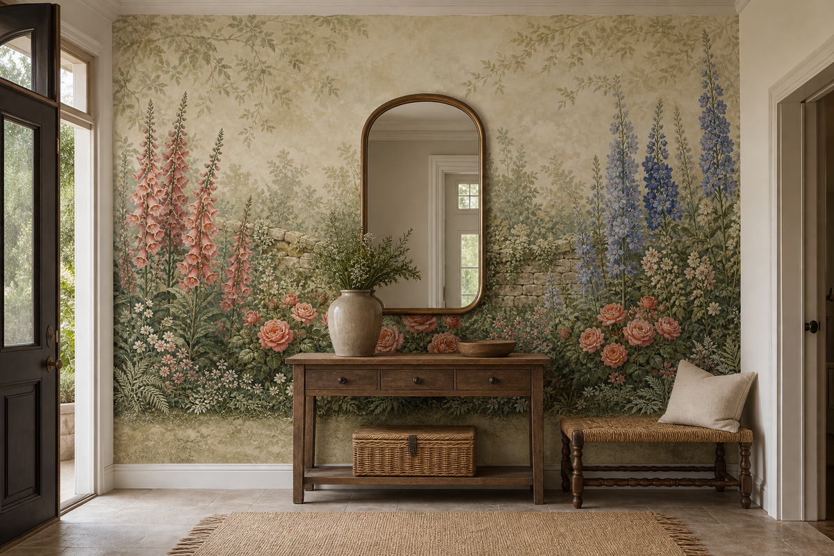Sage Country Wallpaper Mural product view