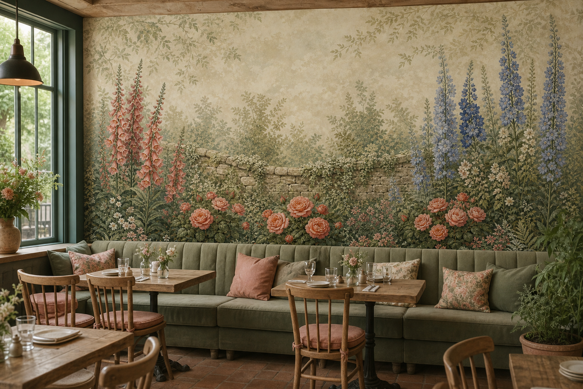 Sage Country Wallpaper Mural product view