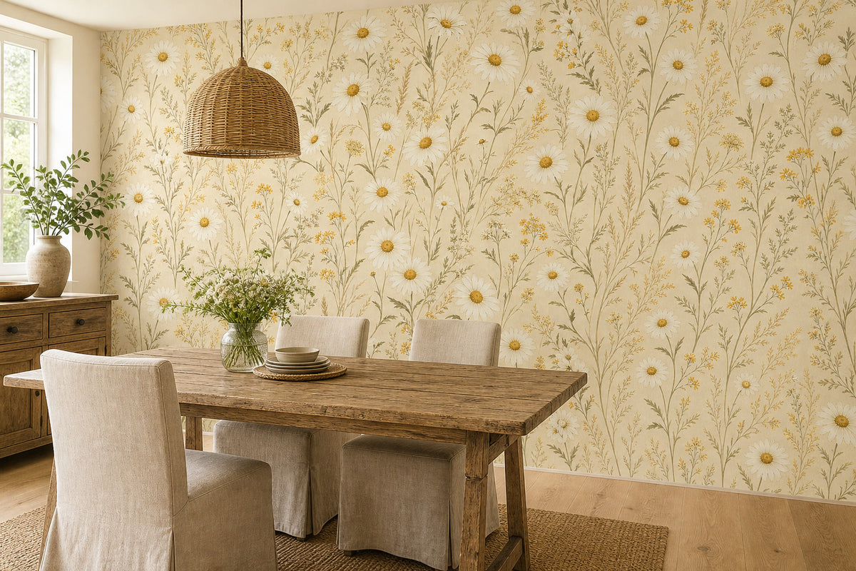 Sage Vintage Wallpaper Mural product view