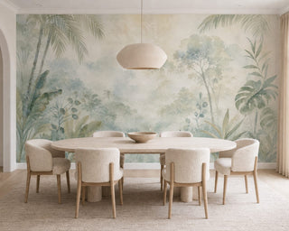 Sage Rainforest Wallpaper Mural