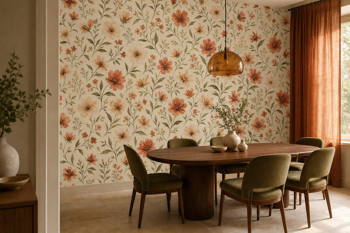 Sage Oatmeal Wallpaper Mural product view