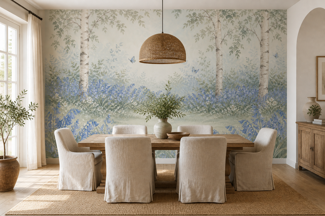 Sage Bluebell Wallpaper Mural product view