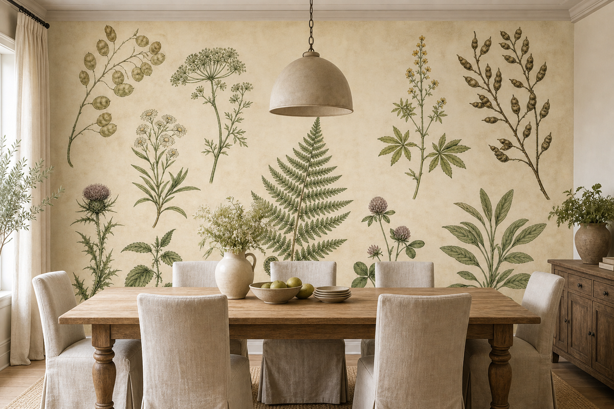 Sage English Wallpaper Mural product view