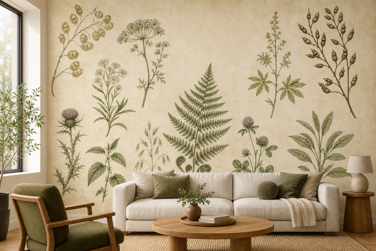 Sage English Wallpaper Mural product view