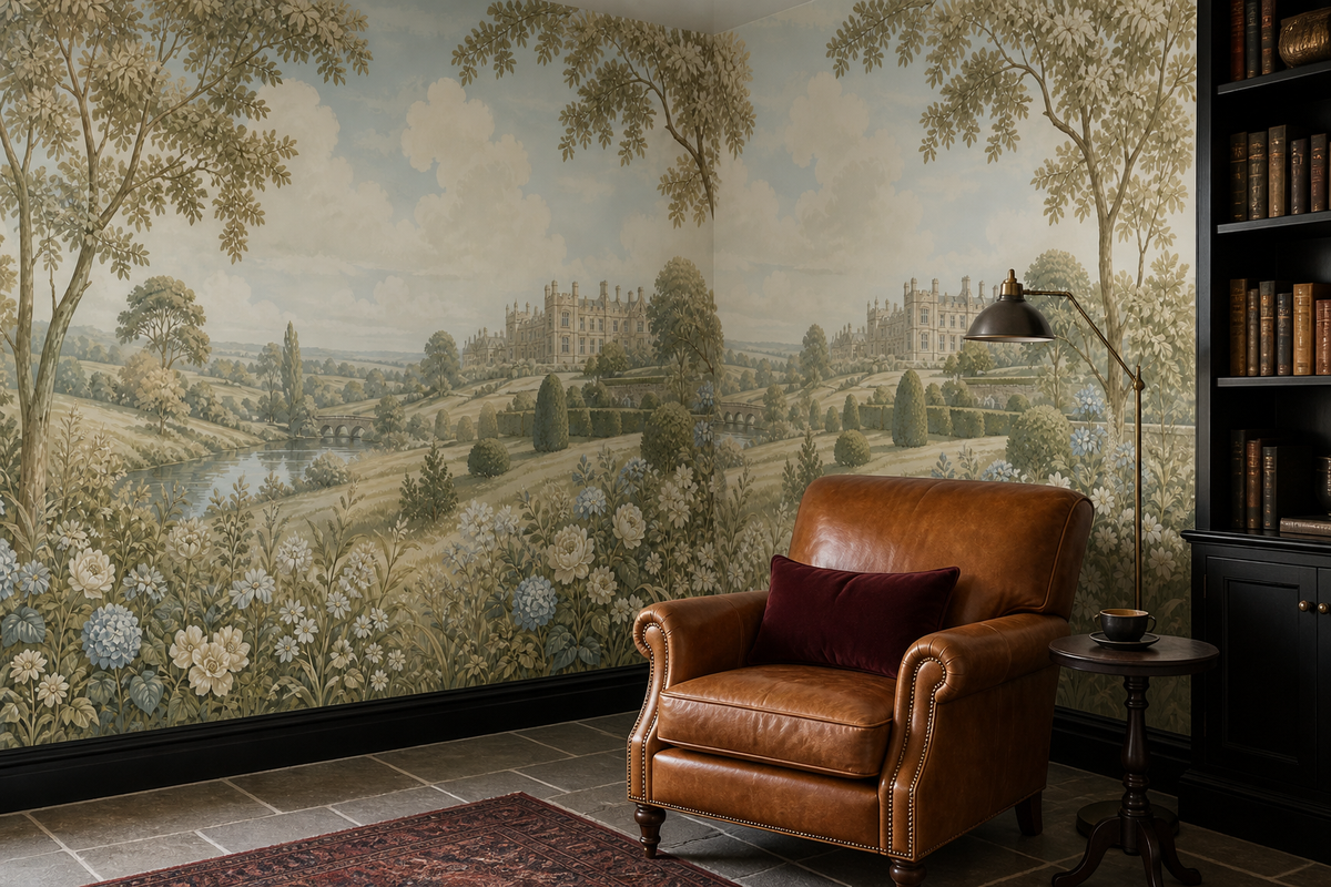 Sage English Wallpaper Mural product view
