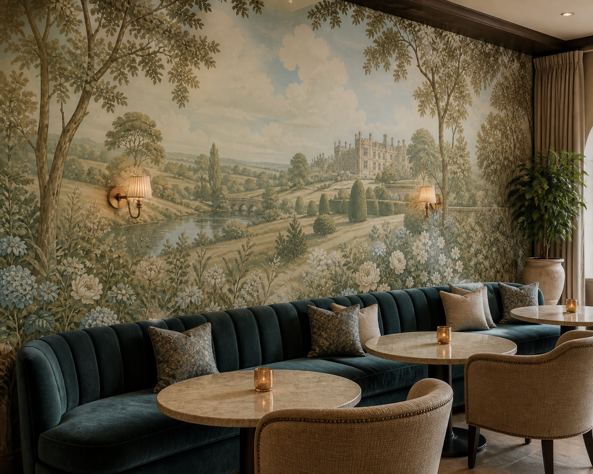 Sage English Wallpaper Mural product view