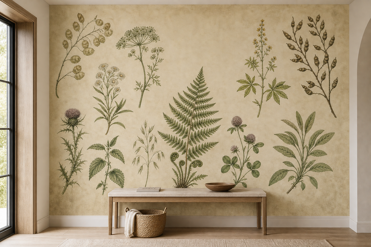 Sage English Wallpaper Mural product view