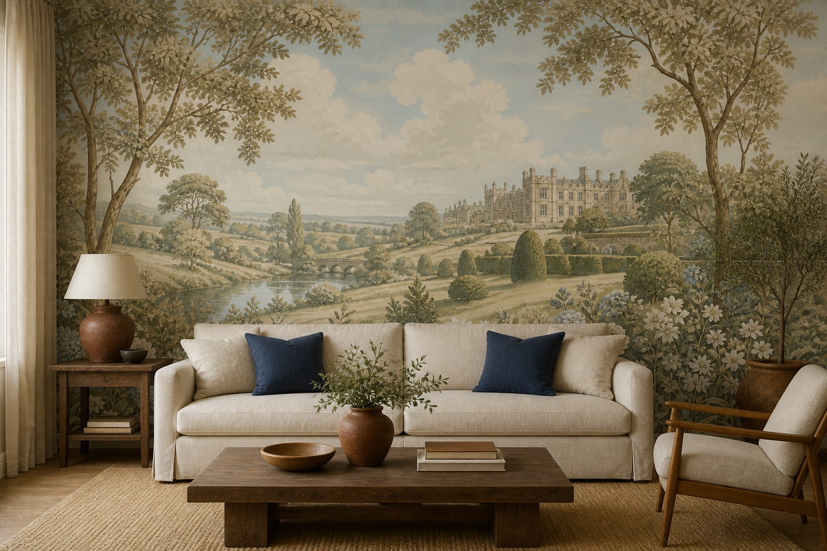 Sage English Wallpaper Mural product view