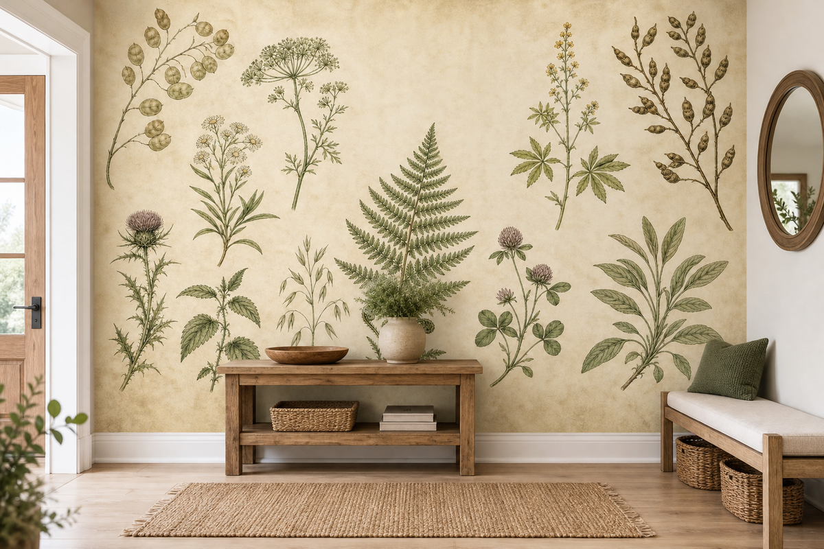 Sage English Wallpaper Mural product view