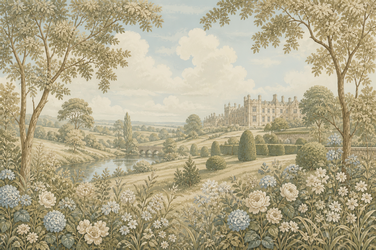 Sage English Wallpaper Mural product view