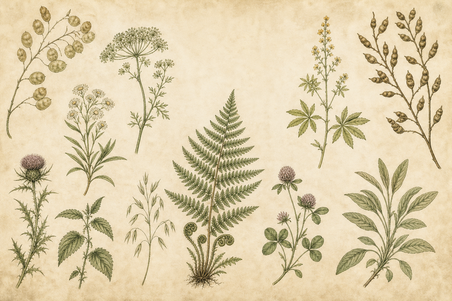 Sage English Wallpaper Mural