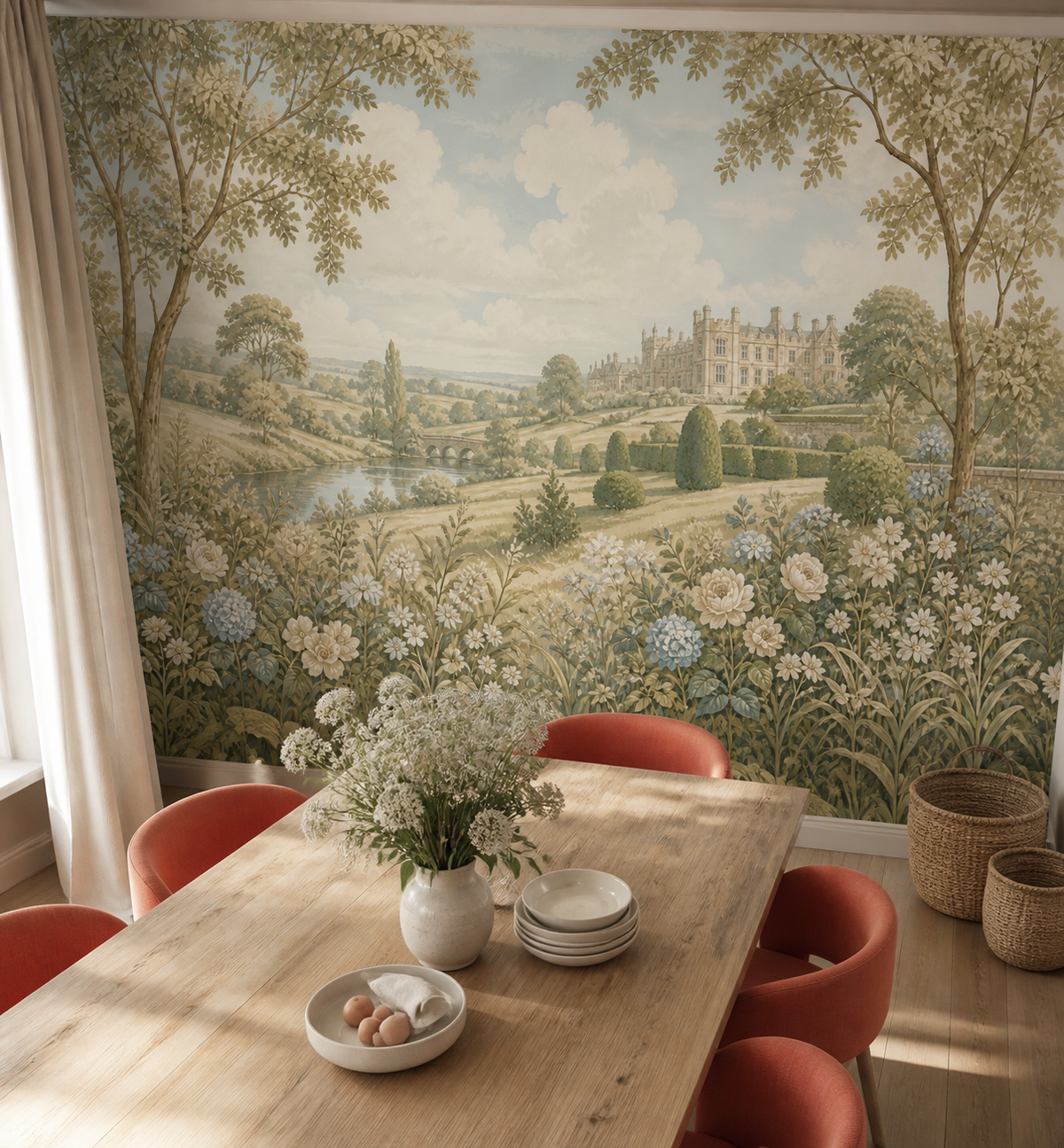 Sage English Wallpaper Mural product view
