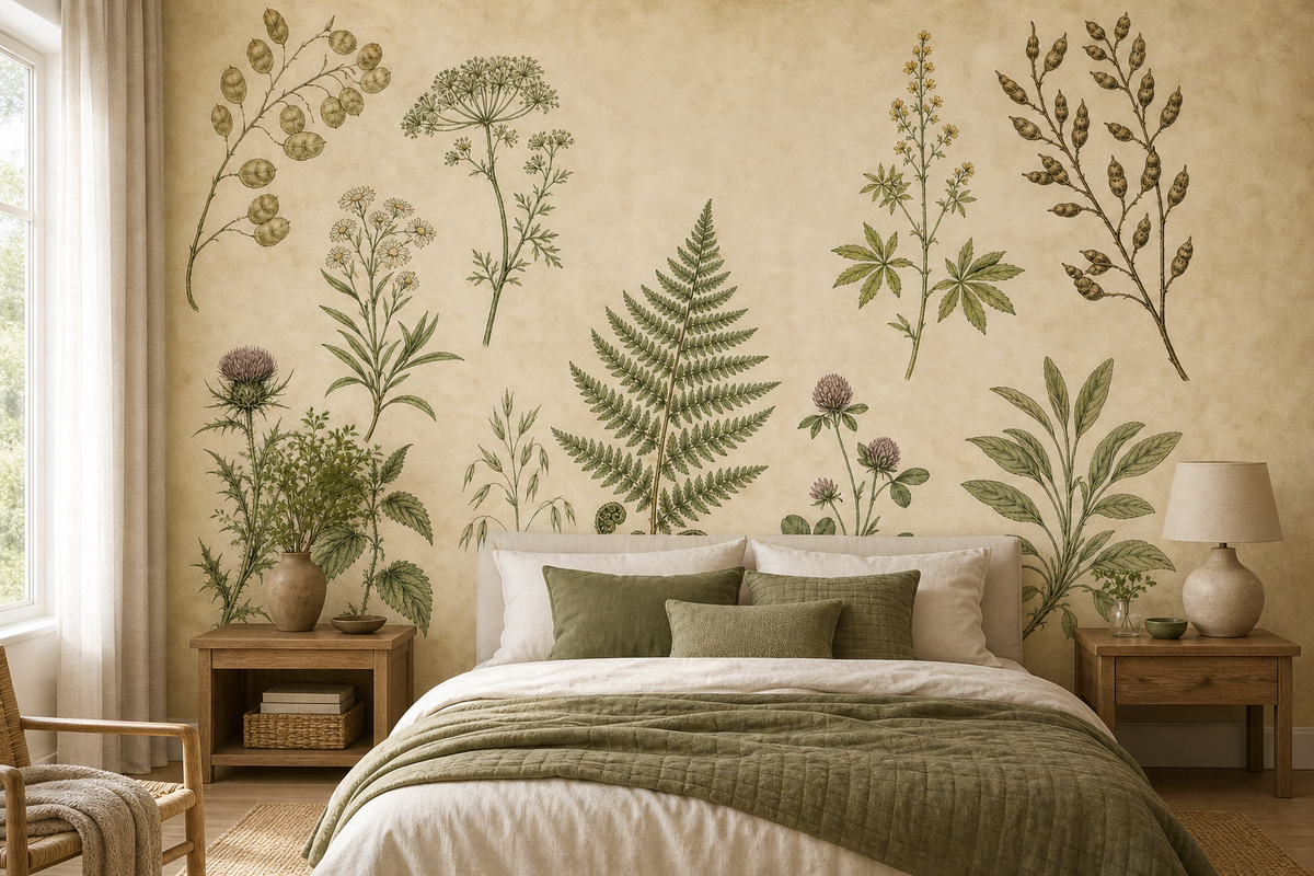 Sage English Wallpaper Mural product view