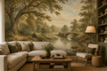Sage Woodland Wallpaper Mural